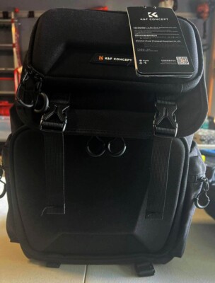 NEW! K&F Concept 25L Camera Backpack Hard Shell Bag Large Capacity with Cover