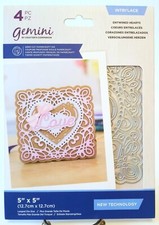 Crafters Companion ENTWINED HEARTS INTR'LACE DEEP CUT DIE 4 piece
