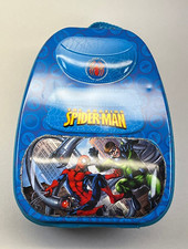 2008 The Amazing Spider Man Marvel Lunch Box Carry All Mini Backpack Travel Tin
