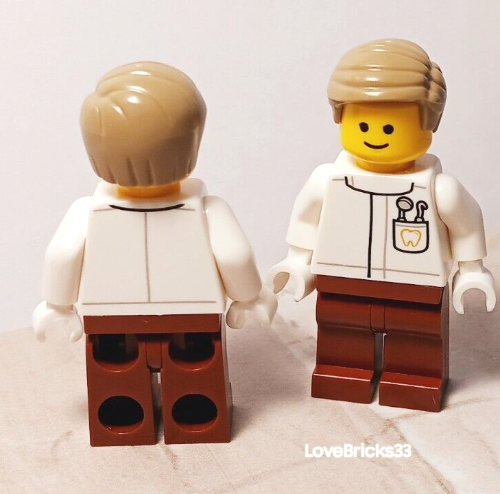 New LEGO Dental Doctor DENTIST Orthodontist BRACES Minifigure