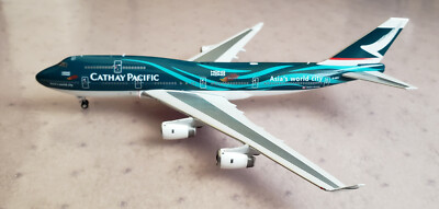 Phoenix 747-400 Cathay Pacific B-HOY Asia's World City in 1:400 | eBay