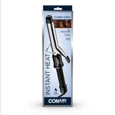 1" Curling Iron Instant Heat 25 Settings Auto Off Classic Curls