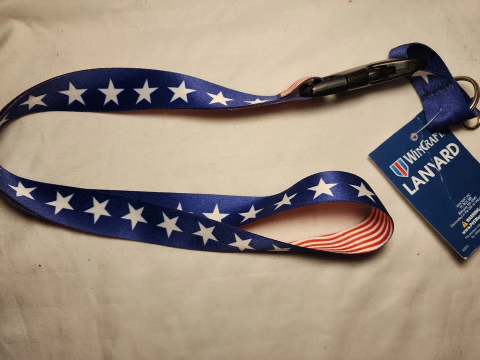 U.S.A Stars and Strips  LANYARD DETACHABLE BUCKLE NEW WINCRAFT - Image 3 of 3