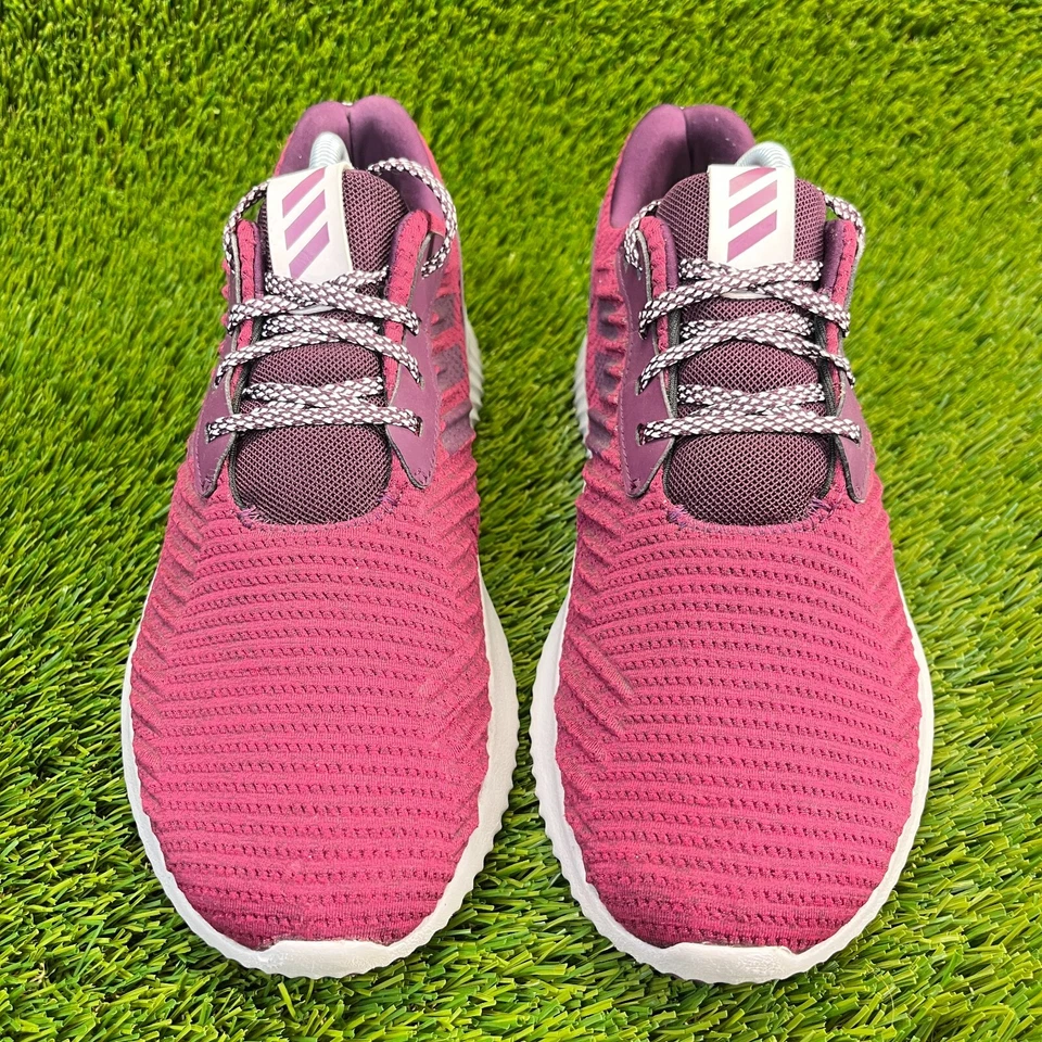 Adidas AlphaBounce Mujer Talla 9 Gris Granate Caminar Correr Zapatos Tenis Foto 4 de 4