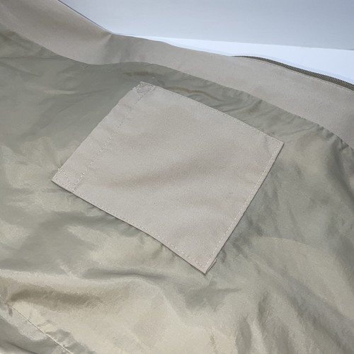 VTG 70s 80s ARNOLD PALMER JACKET Bomber WINDBREAKER Tan Khaki Arnie L Tall USA - Picture 7 of 10