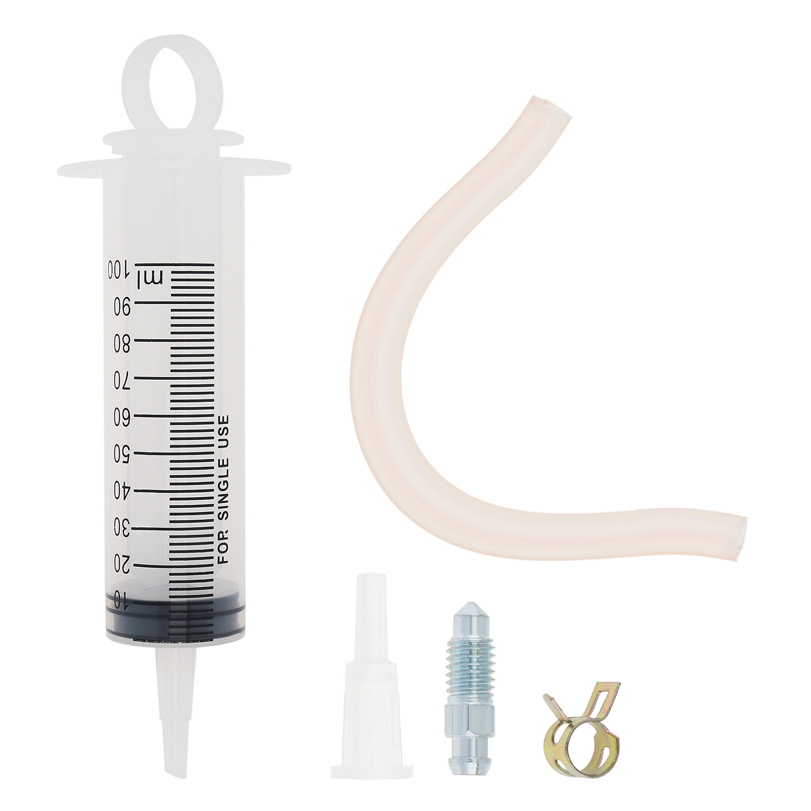 Hydraulic Disc Brake Bleed Tool Kit 100ml for Motorcycle Scooters Quads Repair