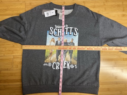 Welcome to Schitt$ Creek Women's Gray Graphic Long Sleeve Casual Sweatshirt|SZ:M - Picture 18 of 21