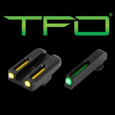 TruGlo TFO Green/Yellow Sight Set For Glock 42/43/43X/48-TG131GT1B