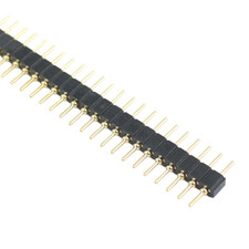 50Pcs Gold Plated 2mm Pitch Male 40 Pin Single Row Round Pin Header Strip