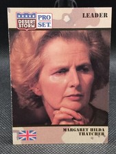 1991 Pro Set Desert Storm - Margaret Hilda Thatcher #84