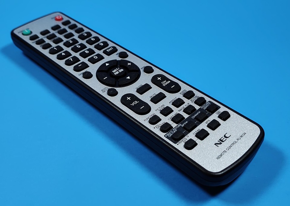 NEC RUM124 Remote Control For NEC MultiSync Monitors & TVs P404, V554