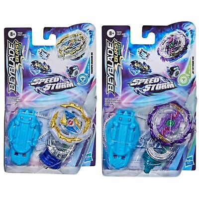 Beyblade Burst Surge Speedstorm Jet Wyvron W6 Spinning Top Starter