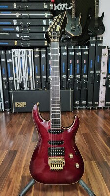 ESP Mirage Deluxe, Archtop, Flamed Maple, 100% original, ESP Sinclaire Tremolo