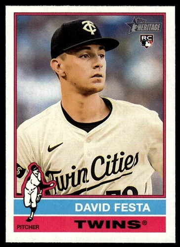 2025 Topps Heritage #249 David Festa | Baseball Card