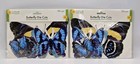 Floral Garden Butterfly Die Cuts Multi-Sized Blue 33 Count Lot Of 2