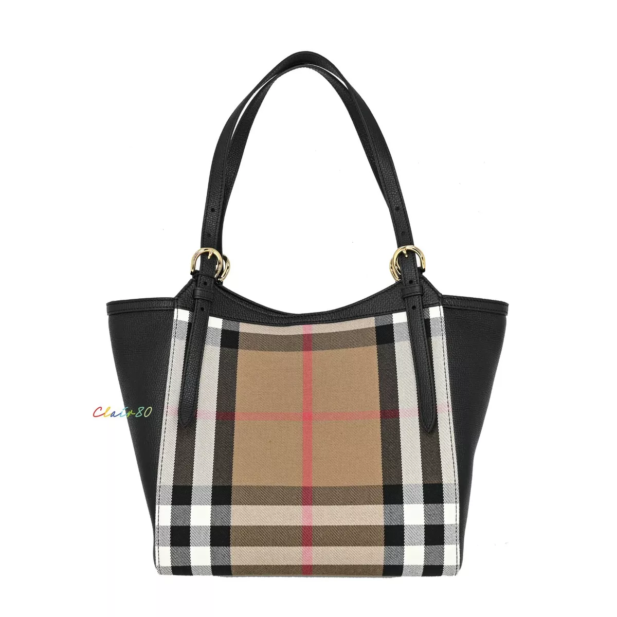 Burberry Canterbury Tote House Check Canvas Medium