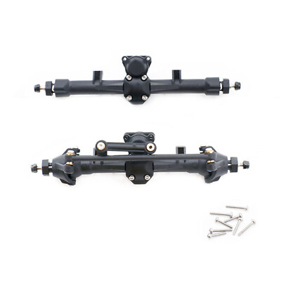 Front and Rear Axle Set Universal RC Car Parts for Axial SCX24 1