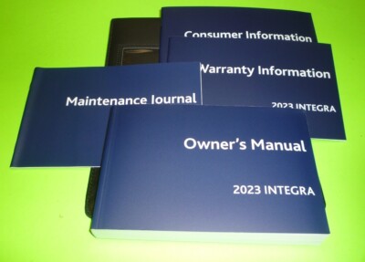 2023 ACURA INTEGRA OWNERS MANUAL GUIDE SET 23 +CASE SPEC TECHNOLOGY