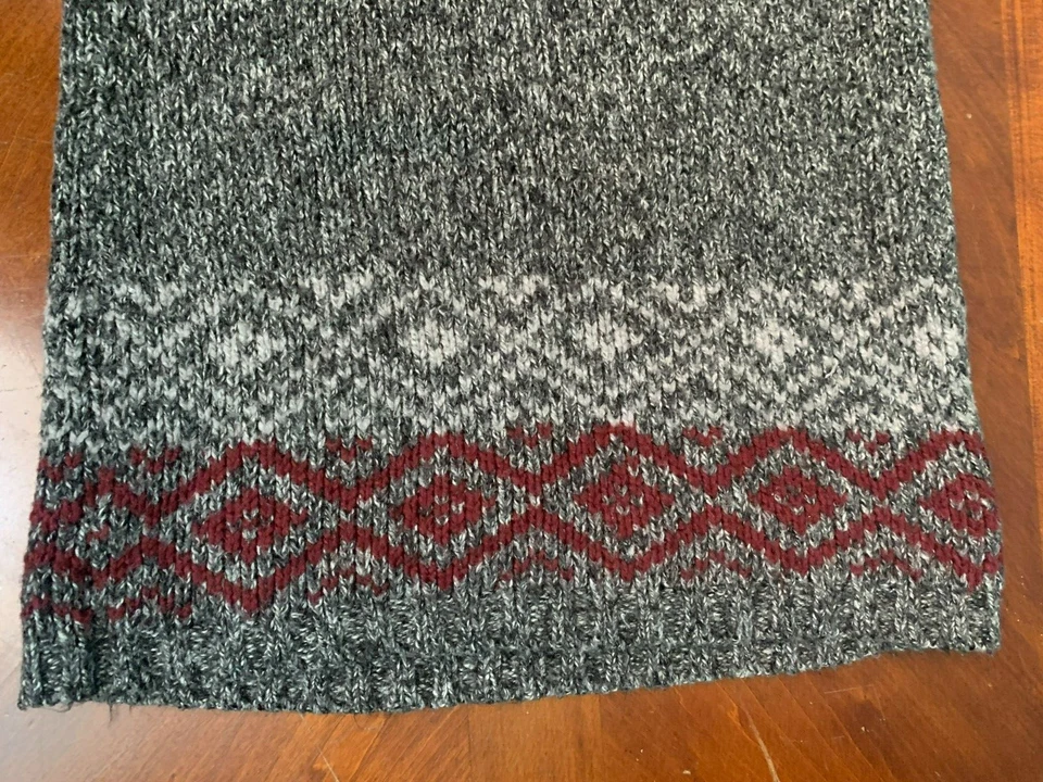 Suéter con capucha manga gorra Axcess para mujer - talla pequeña, gris blanco y rojo Foto 4 de 4