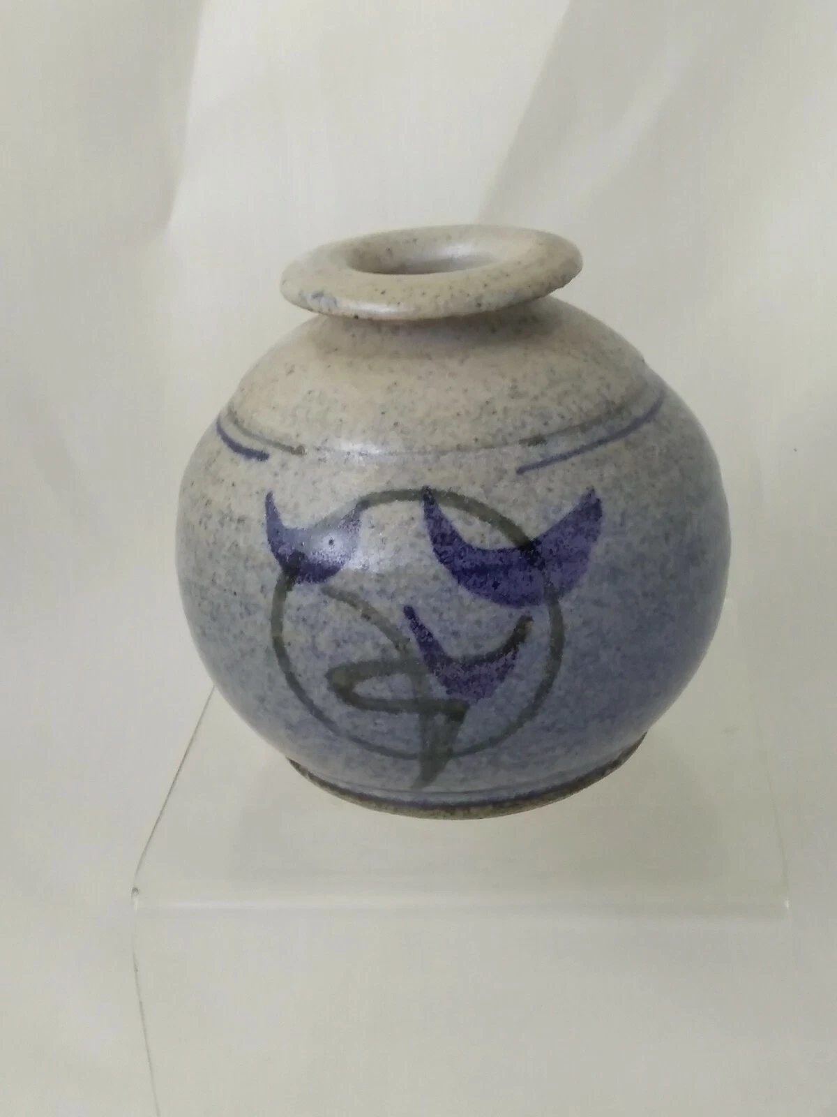 Studio Pottery, Blue Decorated Vase, Makers Stamp
Opens in a new window or tab