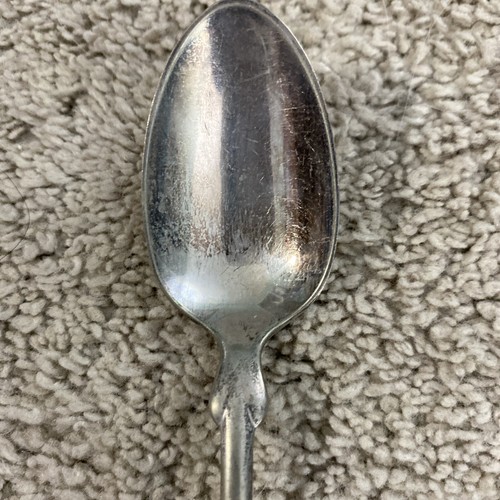 Set of 8 Antique Teaspoons Rogers Bro. A1 XII Flatware Silverware, Some Tarnish - Picture 6 of 7