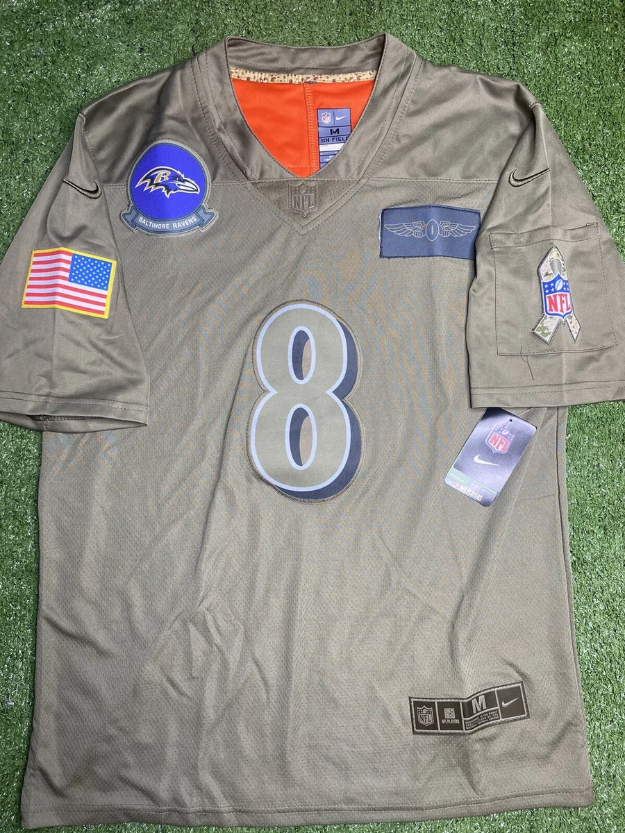 Lamar jackson salute sale to service jersey