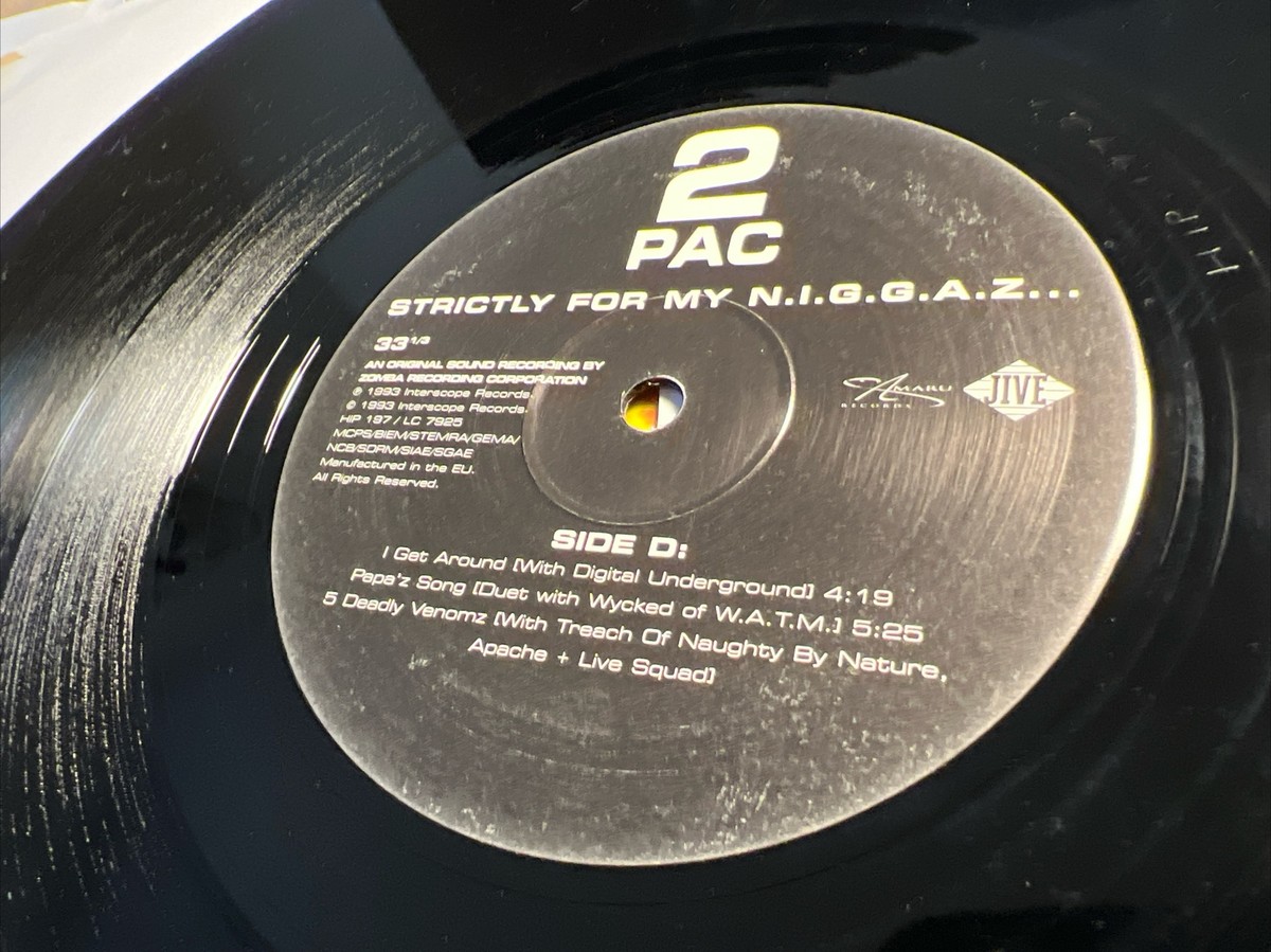 2PAC – Strictly 4 My N.I.G.G.A.Z - 2x Vinyl EU Reissue Limited