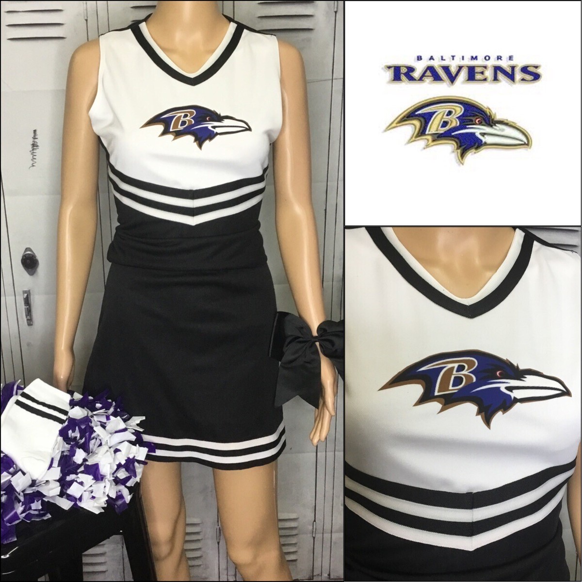 Cheerleading Uniform Baltimore Ravens Adult Small
