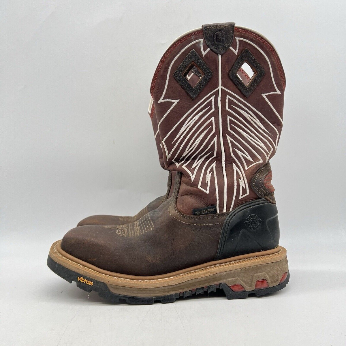 Justin Steeltoe Waterproof Boots, Mens Size 10.5EE JUSTIN STEEL TOE | MEN main image 3