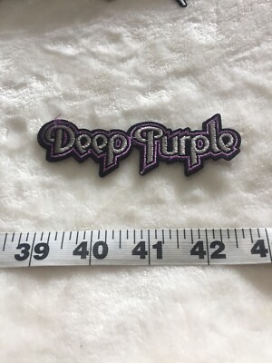Deep Purple Silver And Purple Embroidered Iron On Patch New | eBay
