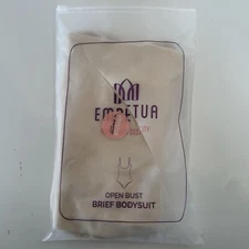 Empetua by Shapermint Nude Open Bust Brief Bodysuit Women's Size 2XL