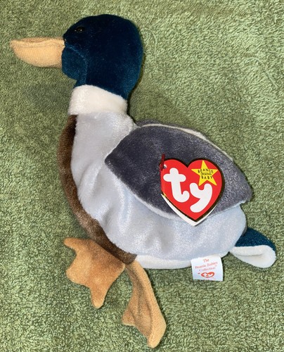 Ty Beanie Baby Duck Jake April 16, 1997 - 第 1/8 張圖片