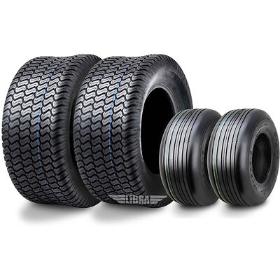 4 WANDA Zero-Turn Lawn Mower Turf Tires 13x5-6 & 18x8.50-8 /4PR -13080/13028