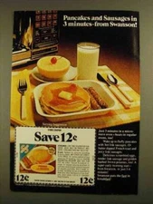 1979 Swanson Pancakes and Sausages Ad - In 3 Minutes