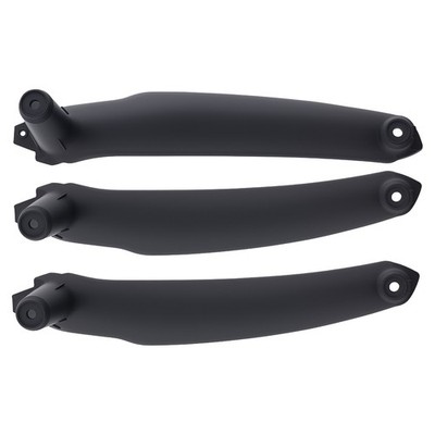 3Pcs Interior Door Handle Cover for BMW X5 E70 LCI X6 E71 2008-2014 Black