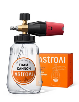 #ad #ad AstroAI Foam Cannon Pressure Washer Snow Foam Blaster Adjustables Car Wash 1L $45.33