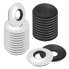 50-Pack Bonded Sealing Rubber Washers, 5/16"x3/4" OD Neoprene Washer Gasket