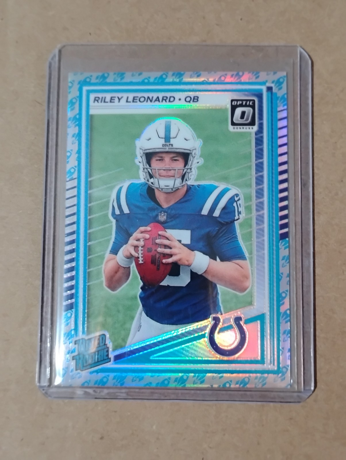 2025 Panini Donruss Optic Riley Leonard  #255  Rocket Emoji SSP