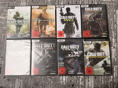 Call of Duty PC Sammlung   CoD 4 bis Infinite Warfare   Original DVD-Versionen