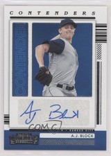 2021 Panini Contenders Contenders Auto AJ Block #CA-AB Auto 0w3