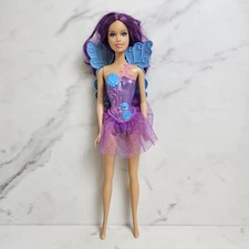 1999 VTG FAIRYTOPIA BUTTERFLY FAIRY BARBIE DOLL PINK & PURPLE HAIR