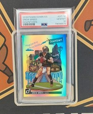 2018 Panini Donruss Downtown! Drew Brees #DT-10. Pop 11