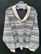 Cremieux Shawl Neck Pullover Sweater Mens XL Cotton / Polyester