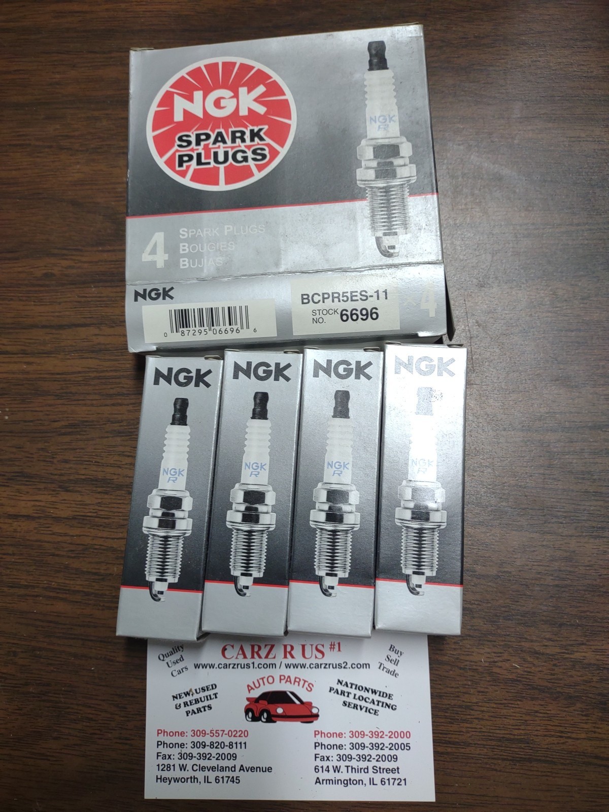 NGK 6696 - BCPR5ES-11 Spark Plug PACK OF 4