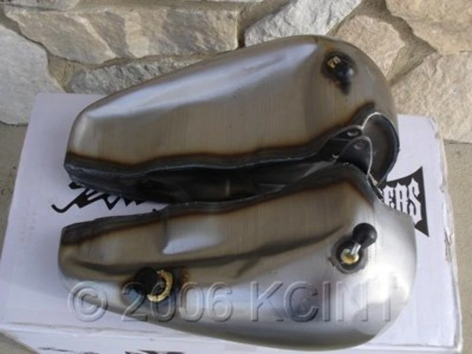 TANQUE DE GASOLINA FAT BOB 5 GAL PARA HARLEY BIG TWIN 4 VELOCIDADES 1936-84 Foto 3 de 4