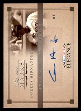 2007 TRISTAR Elegance Signature Marks #SM-GH Gorkys Herdandez Autograph *d2