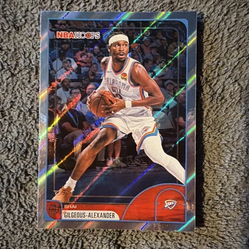 Shai Gilgeous-Alexander 2025-26 Topps NBA Hoops Light Burst #86 Thunder OKC