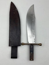 Antique WWII Case XX V44 Pilot Survival Hunter Bowie Knife w/ Sheath US Military