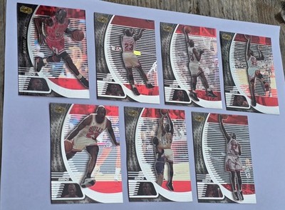 1998-99 Upper Deck Ionix Michael Jordan Complete 7 Card Set #1-6 & #13