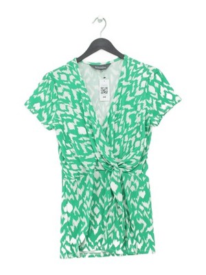 Sosandar Damen Top UK 10 Grün Polyester mit Elasthan Basic